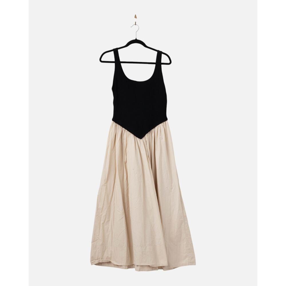 Ronny Kobo Collective Combo Drop Waist Midi Dress Size M - Picture 4 of 9